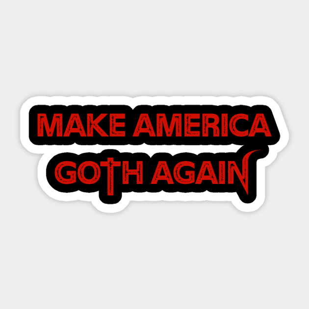 More Goth Sticker by firstspacechimp